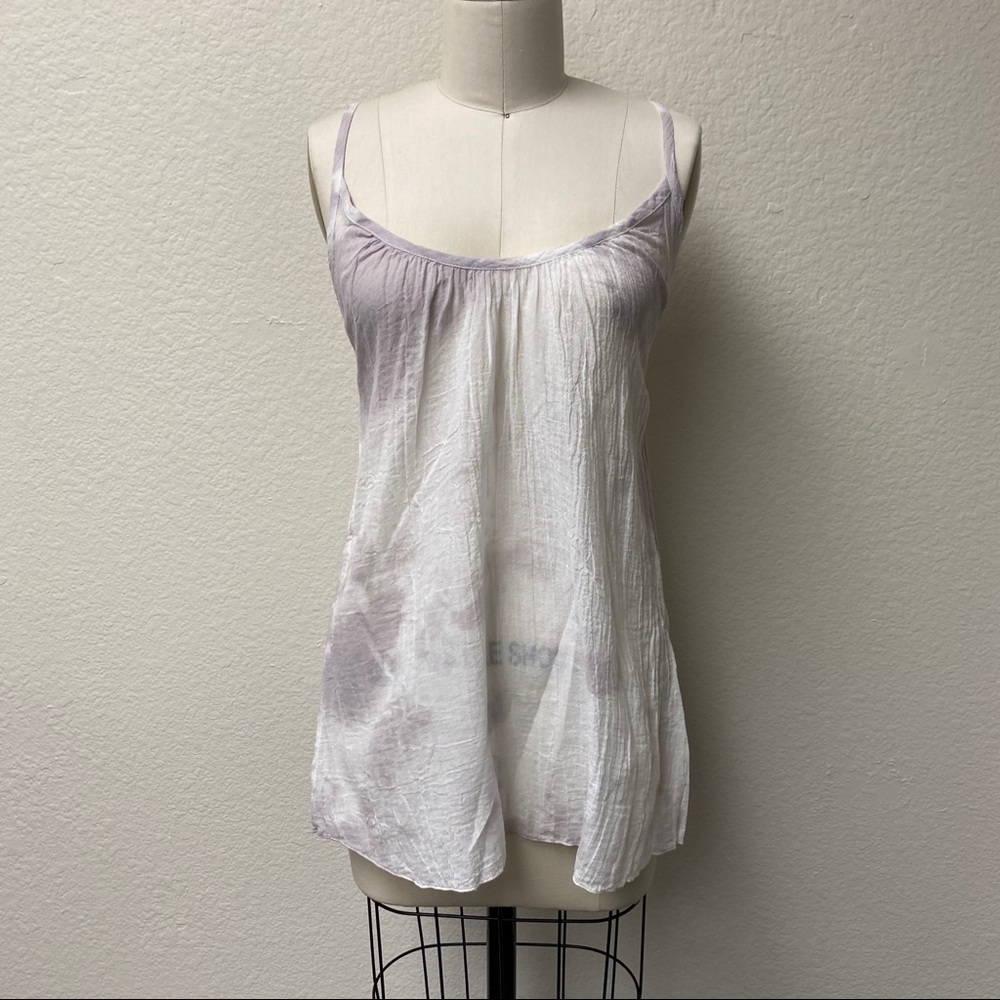 Love Tanjane Purple Tie-dye Tank